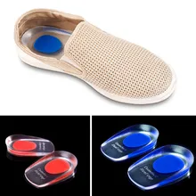 1 Pair Silicone Gel Insoles Heel Cushion Soles Relieve Foot Pain Protectors Spur Support Shoe Pad Feet Care Inserts border for traveler silicone height increasing insoles heel spur cushion soles relieve foot pain protectors heel cup insole