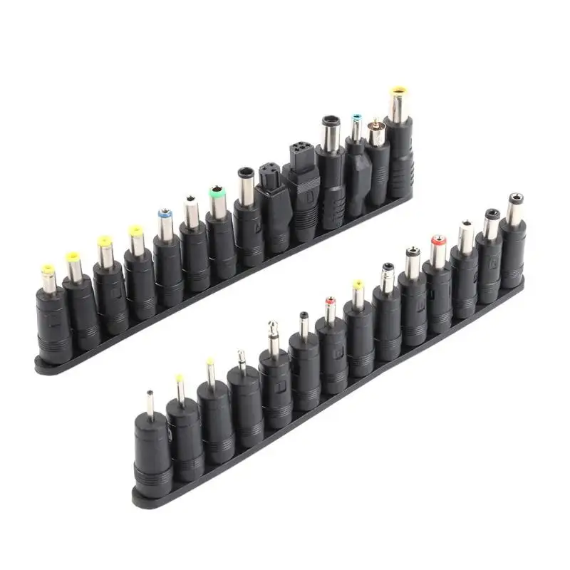 

28 in 1 Set New Universal DC Power 5.5x2.1mm Jack to 28 Plug Connector Power Adapter for Notebook Laptop Computer Adapter