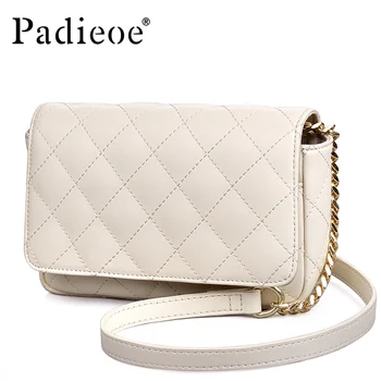 

Padieoe 2019 new bags for women messenger bag leather luxury shoulder bag evening bag fashion crossbody purse vintage