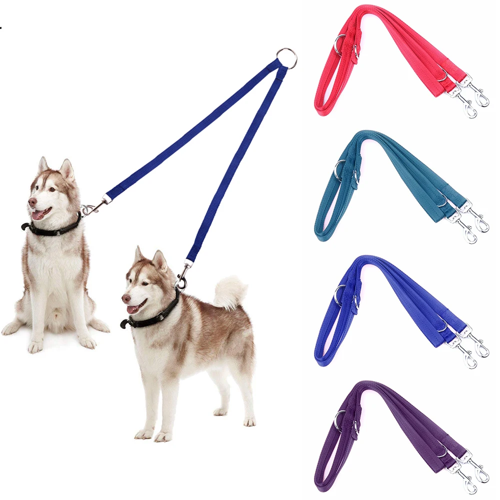 

Walk 2 Two Dogs Leash Double Twin Lead Walking Leash