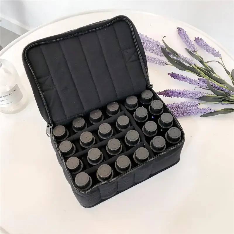 17 زجاجة 15 ml ناثرة زيت عطري محمولة حقيبة التخزين حمل حامل حالة السفر مسمار البولندية المنظم حاوية علب تخزين النعش 17 زجاجة 15 ml ناثرة زيت عطري محمولة حقيبة التخزين حمل حامل حالة السفر مسمار البولندية المنظم حاوية علب تخزين النعش