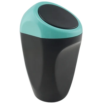 

Car Auto Garbage Trash Can Automotive Waste Storage Mini Home Office Auto Car Vehicle Garbage Can (Blue)