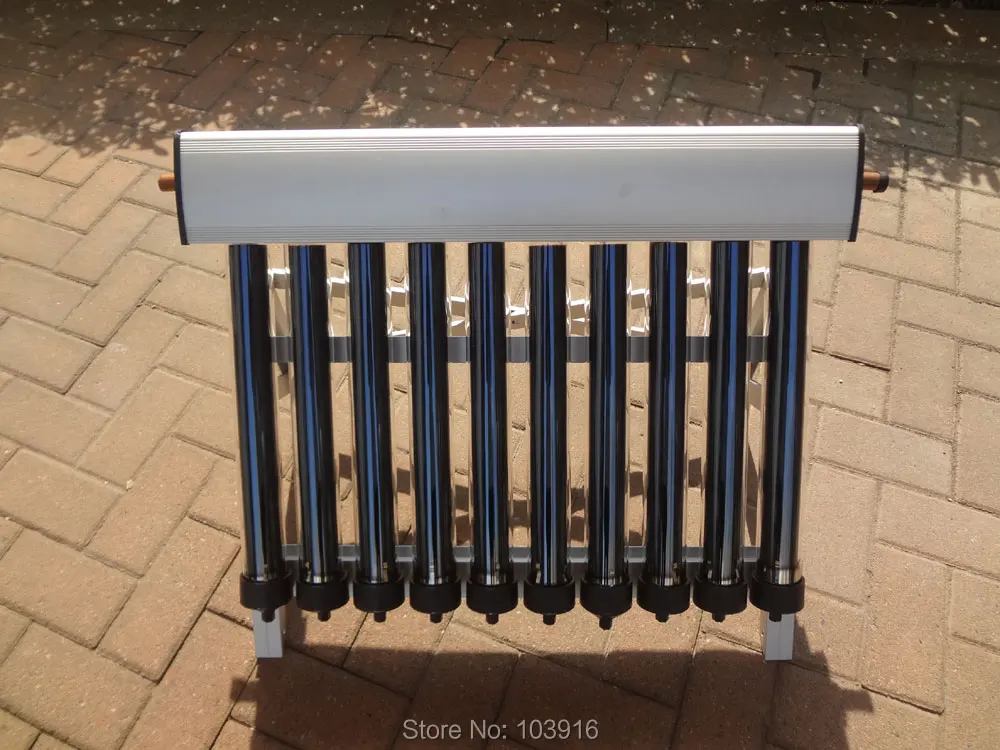 Conjunto de Coletor Solar de Aquecedor de Água Tubos de Vácuo de Tubos de Calor Quente Solar Tubos Evacuados Nova Varal 1 10 Renovação da Casa