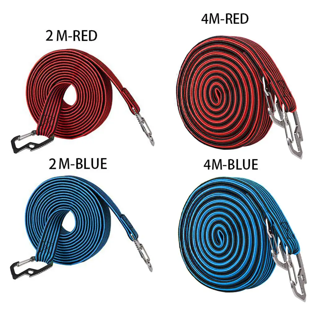 

Bicycle Luggage Rack Carrier Elastic Band Bike Cargo Racks Tied Rope Carbon Steel Hook Hasp Luggage Tied Rope Bike Accessories