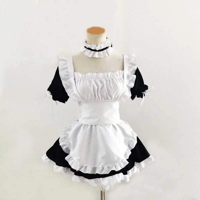 

Classic Lolita Maid Uniform Dress Sissy Maid Cosplay Costume Halloween Costume Custom Made Free Shipping
