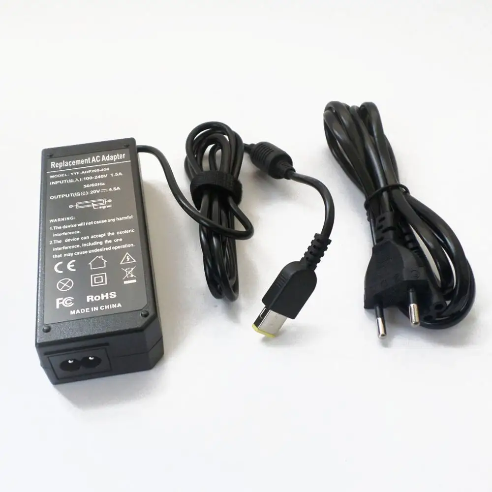 

Notebook AC Power Adapter Charger For Lenovo ThinkPad X1 Carbon 3443-CTO 3444 3444-2HU 3444-25U 3444-28U 3444-53U 3444-54U 90w