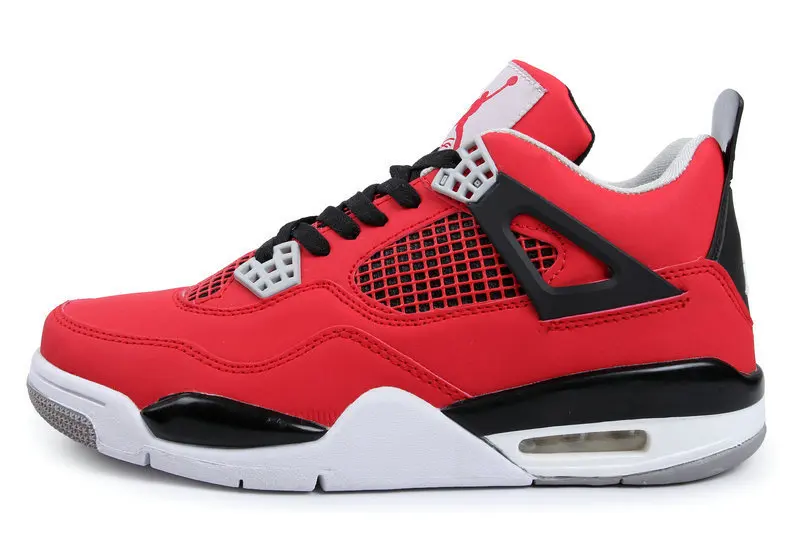 Free shipping Jordan Air Retro 4 IV Basketball Shoes Low help Sneakers White / Blue Men's Basketball Shoes Jordan 4