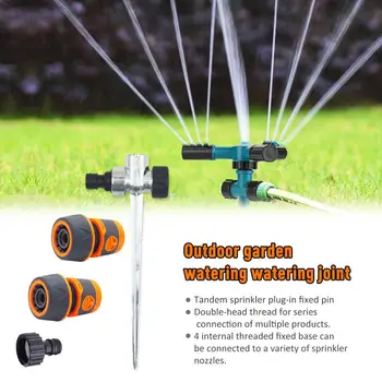 

Outdoor Garden Watering Series Zinc Alloy Pins Lawn Sprinkler Accessories Grounding Base Pins