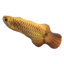 Кукла креативная Рыбка Форма из мультфильма из мягкого плюша мягкая подушка без молнии рыба-подушка домашний Декор Бросок игрушка 3D подушка подарок