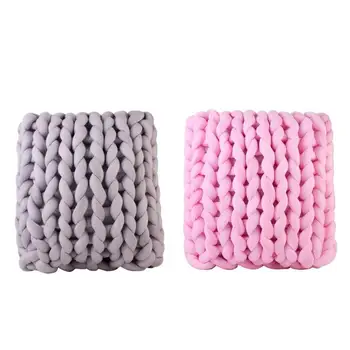 

Nordic Innovative Handmade Knotted Cushion Baby Home Plush Pillow Simple Infant Bedroom Decorative Cushions