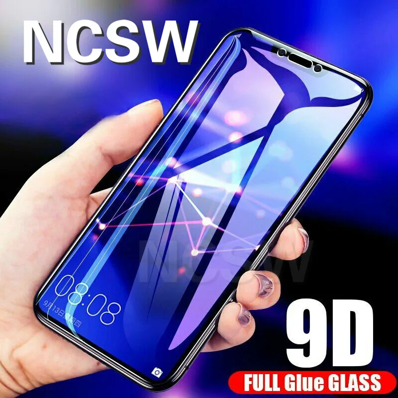 9D закаленное стекло для Huawei Nova 3 3i Honor 8A 10 Play 8X Mate 20 P30 Lite P Smart 2019 Y6 полная защита