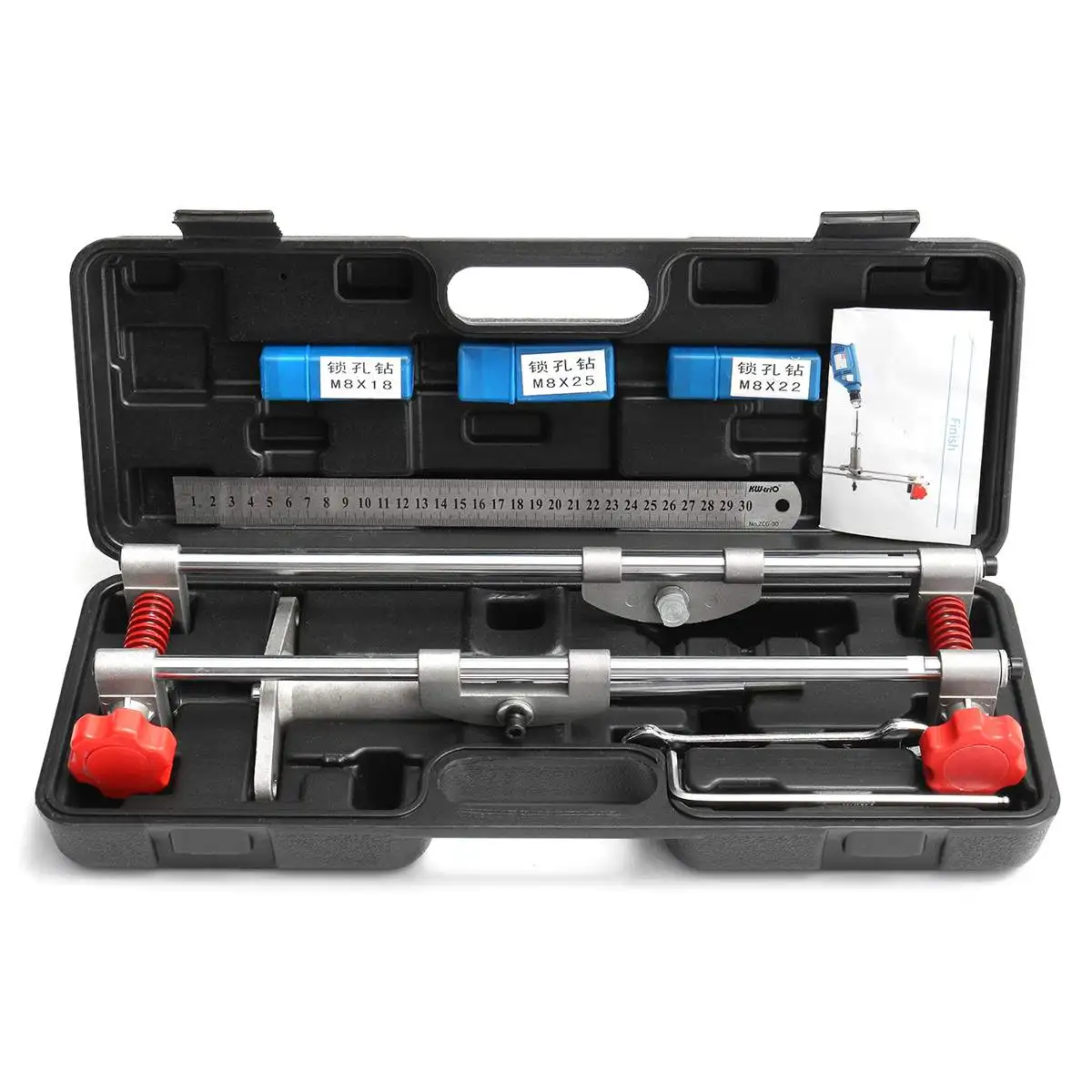 Новинка 8 шт. приспособление для дверной рамы зажимной станок DBB Key JIG1 с 3 резаками