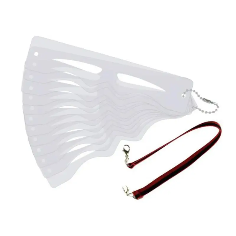 

12pcs/set Eyebrow-shaped Permanent Mold Template Card Eyebrow Tattoo Stencil Card Makeup Tools