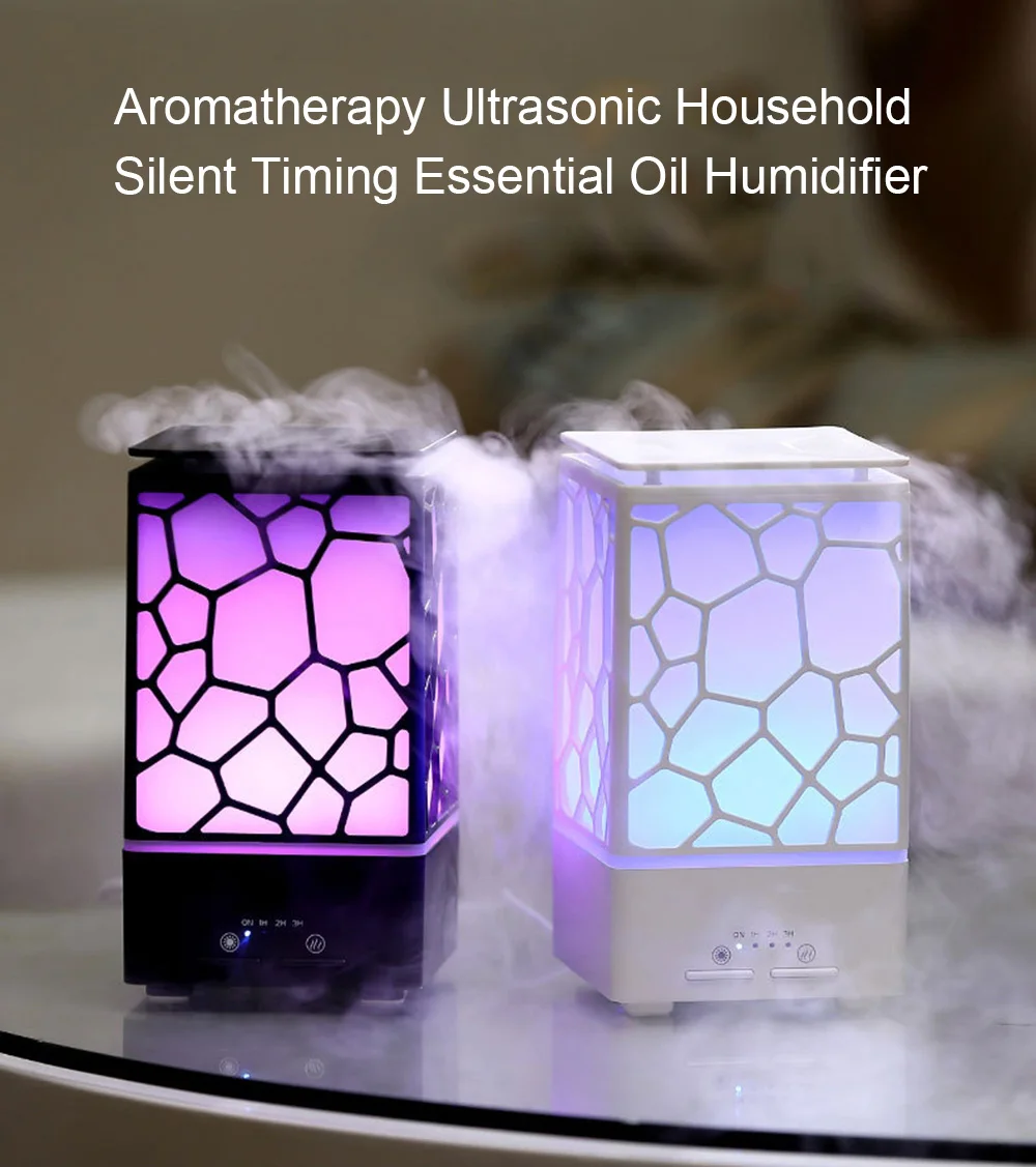 

Electric Aroma Air Diffuser Ultrasonic Air Humidifier Essential Oil Aromatherapy Silent Timing Cool Mist Maker For Home