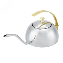 Разноцветный из нержавеющей стали длинный рот Гусенек капельный чайник заварник для кофе, чая кофеварка для кофе инструменты чайник профессиональный