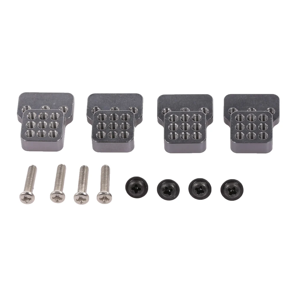 

4Pcs Metal Shock Tower Bracket Kits Upgrade Parts for 1/16 WPL C-14/C-14K/C-24/C-24K Military Truck Off Road Car Parts