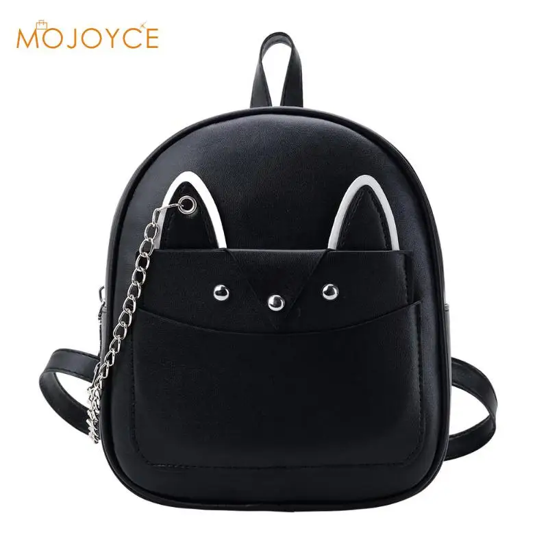 

2pcs Set New Female Casual Simple Cute Women Girls Travel Backpack PU Leather School Small Fashion Solid Shoulder Bag Purse