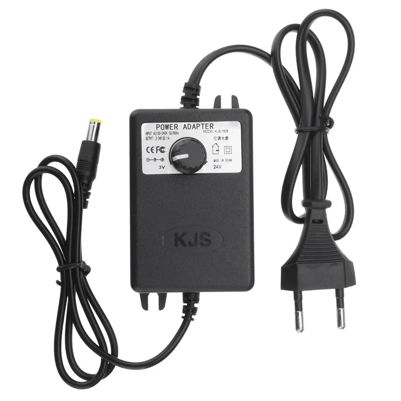 Excellway KJS-1506 3-24 В 1A 24 Вт DC адаптер питания Регулируемый импульсный источник питания адаптер US Plug/EU Plug
