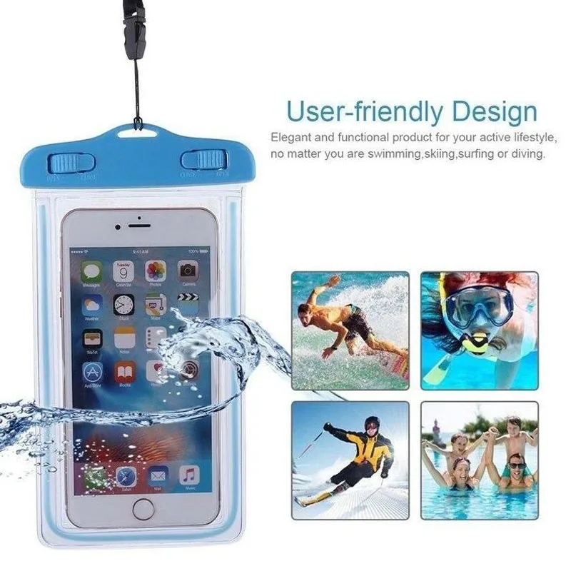Waterproof Phone Case For iPhone Case 7 Cover Under Water Pouch Bag Case For Samsung galaxy A7 for Huawei Diving Bag Coques #4