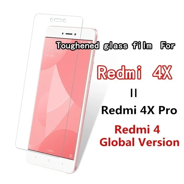 Закаленное стекло 9H для Xiaomi Redmi 4X 4A Note 4 защитная пленка экрана xiaomi redmi note 4x4