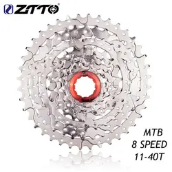 ZTTO 8-speed трещотка кассета Звездочка 11-40 T для Shimano горный велосипед запчасти высокое качество