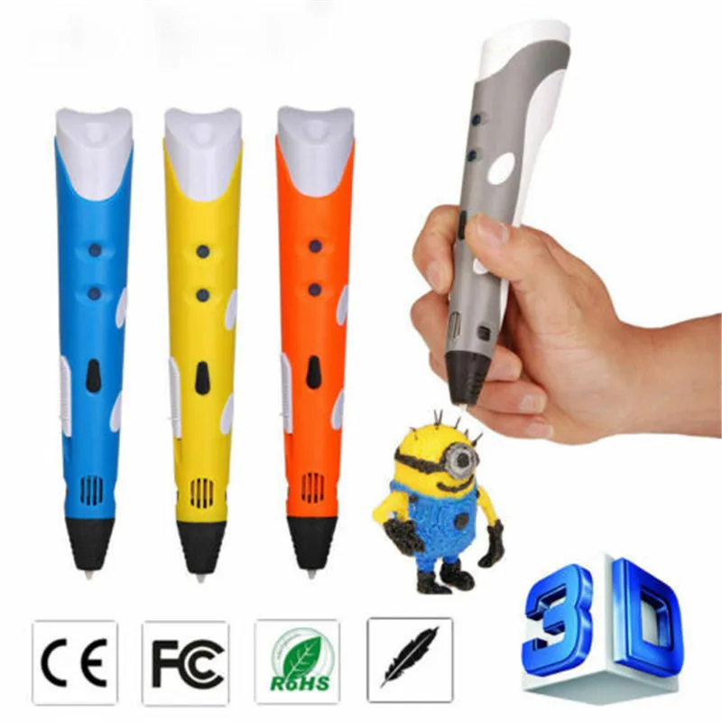 

New 3D Printing Pen And Crafting Doodle Drawing Art Printer Modeling PLA/ABS DIY