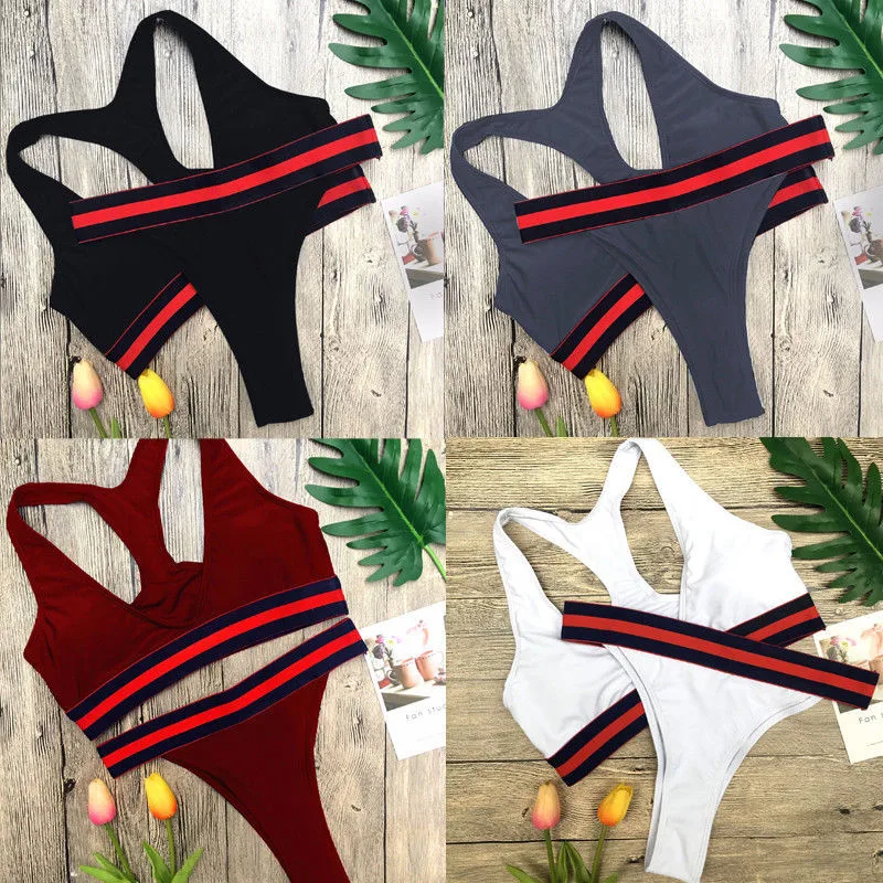 

Meihuida Swimwear Women Bikini 2019 Women Bandage Tankini Bikini Set Push-up Padded Brazilian Triangle Swimsuit Swimwear S-L