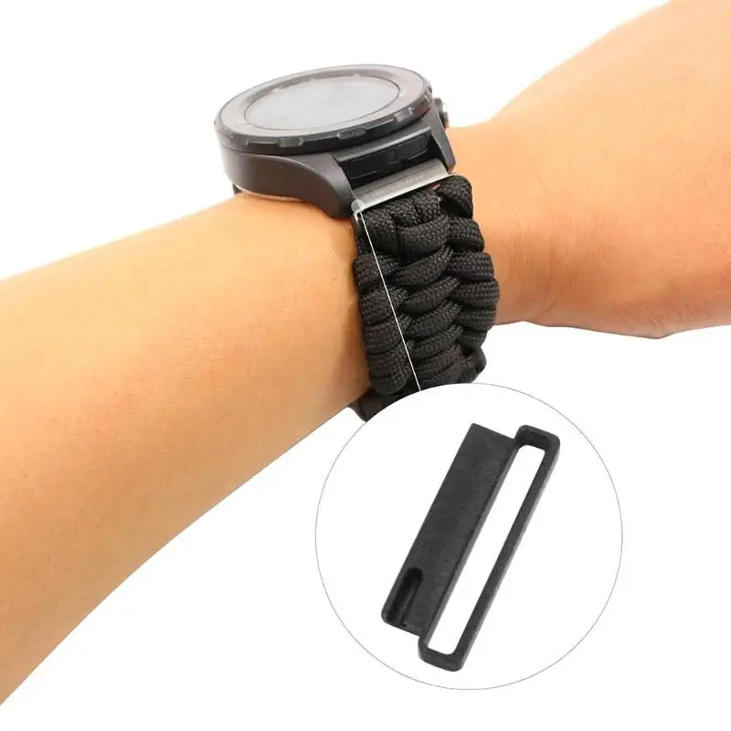 

ALLOYSEED 2pc Wrist Watch Band Adapter Strap 22mm 20mm Smart Watchband Connector Parts for Huawei for Samsung Smartwatch Belt