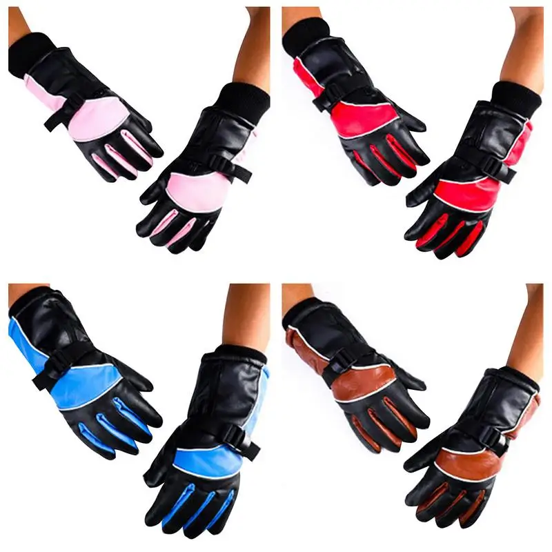 

Windproof Rainproof Breathable Electric Thermal Gloves Thickened Rechargeable Touch Screen For Motorcycle Electric Vehicle Bike