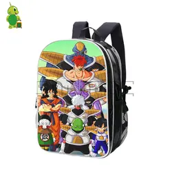Аниме Драконий жемчуг Z школьные сумки Pu рюкзак Супер Saiyan Goku Gohan большой емкости книга сумки подростки Студенты путешествия рюкзак