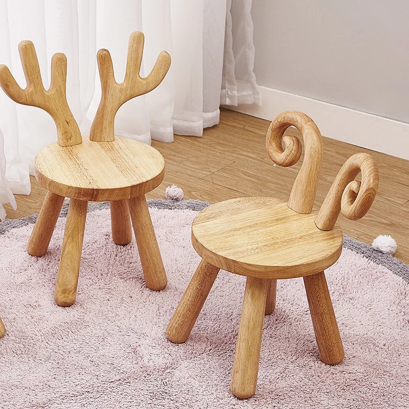 kids wooden stool