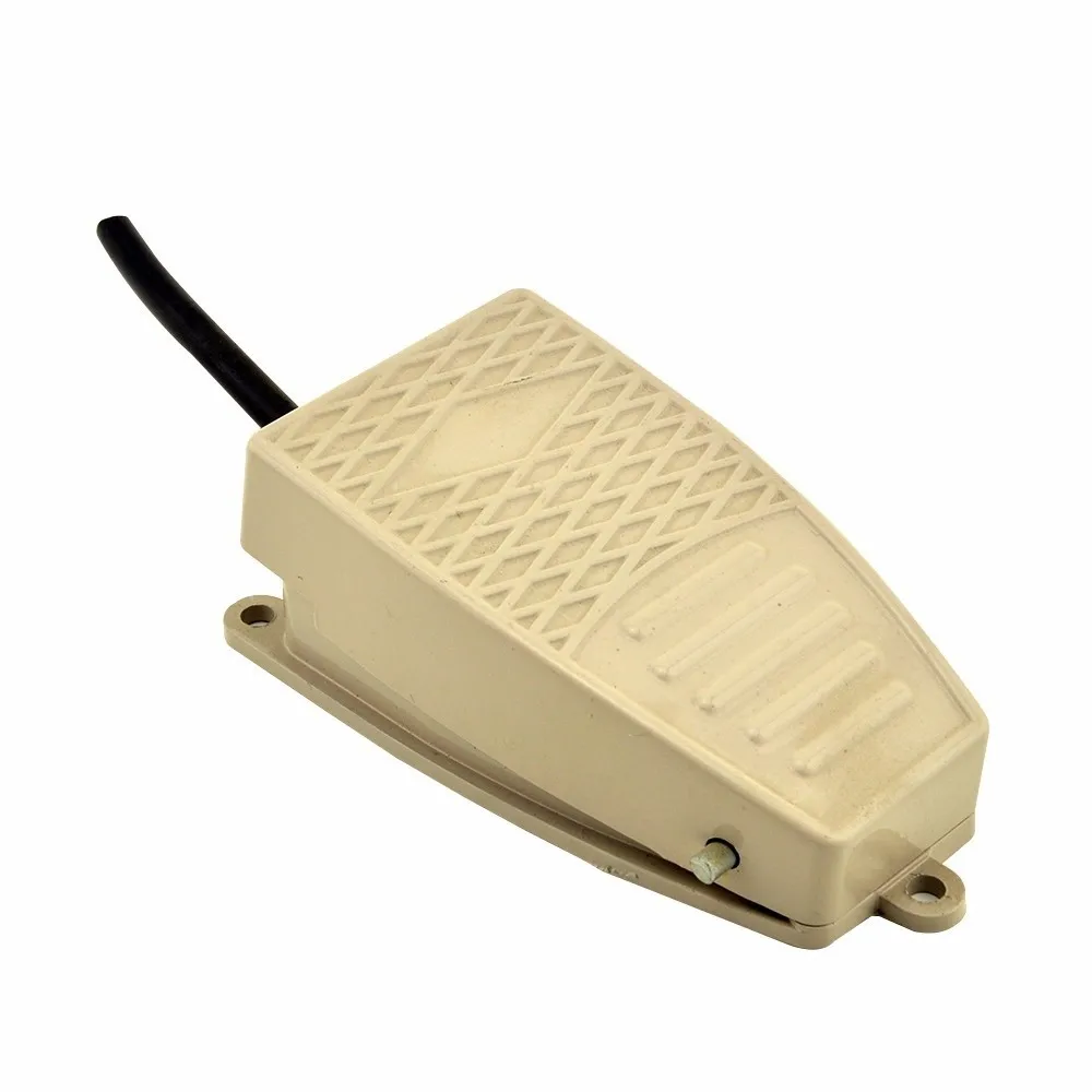 

aluminum alloy SPDT electric foot switch pedal with push button Aluminum industrial high quality 5A 250VAC MKEKW-5A-B