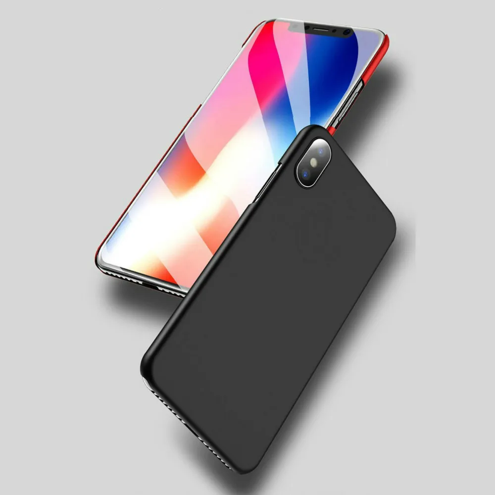 

Matte Cases For iPhone XS Max XR X 8 Plus SE II 6 6S 7 Plus 5 5S Hard Plastic Phone Cases For iPhone XR Cover For iPod Touch 5/6