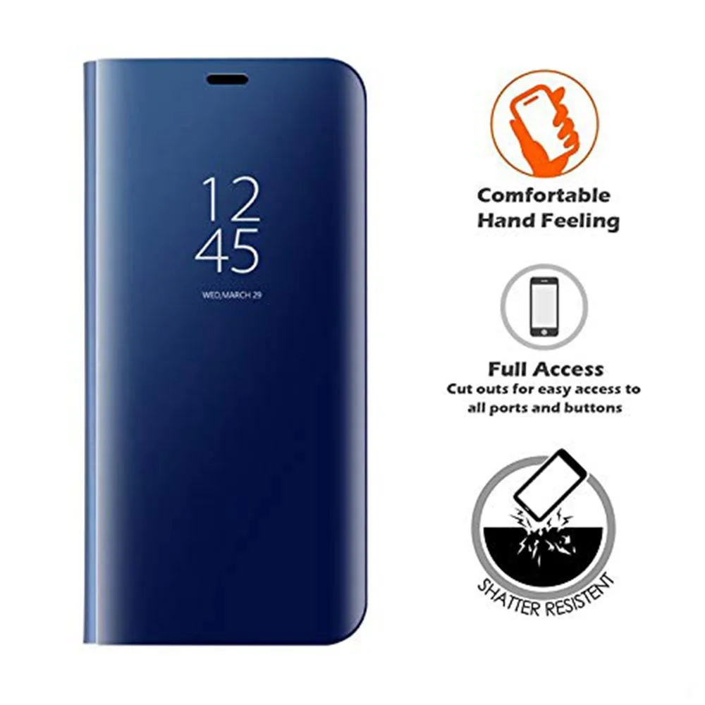

View Mirror Leather Phone Cases For Xiaomi Pocophone F1 Case Cover Redmi Note 6 5 Pro 6A Plus 5 6 For Xiaomi A2 Lite 8 6X Bumper