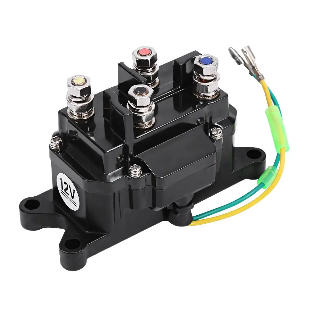 الخارج الكهربائية 3600LB سيارة ونش سلك الانتعاش ونش سحب كابلات سحب كيت 12 V ATV محرك المغناطيس الدائم ونش مقطورة شاحنة