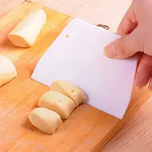 Горячая пластиковый трапециевидный крем скребок для торта выпечки Кондитерские инструменты скребок для теста кухонный нож для теста резак высокого качества