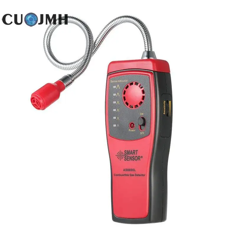 

1 Set Combustible Gas Detector Abs High Sensitivity Natural Gas Leak Detector Handheld Combustible Gas Sound Light Alarm