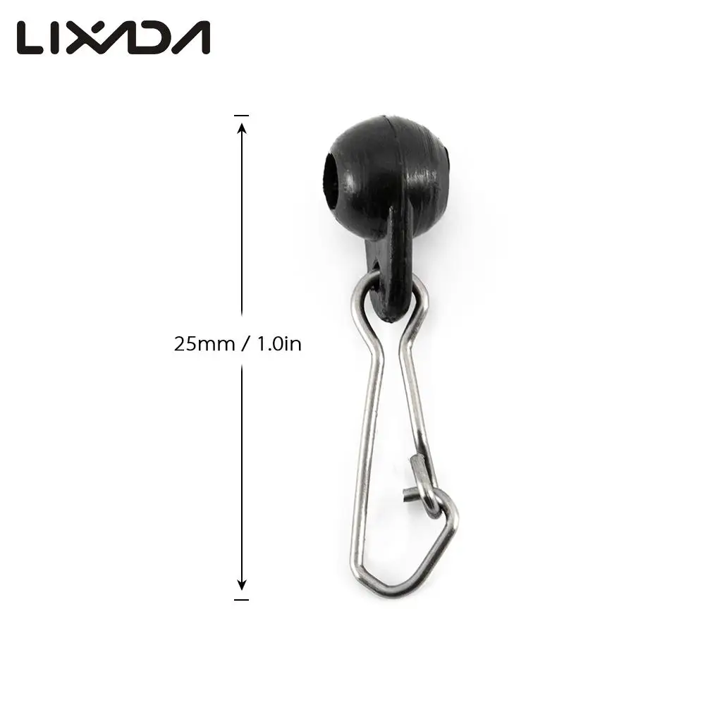 Lixada 10 шт./лот рыболовная застежка молния с бусинами леска Соединительный крючок