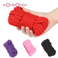 Bdsm bondage soft cotton rope, flirting sex toys for couples slave roleplay SM bondage rope restraint Adult games 5 on 10 meters