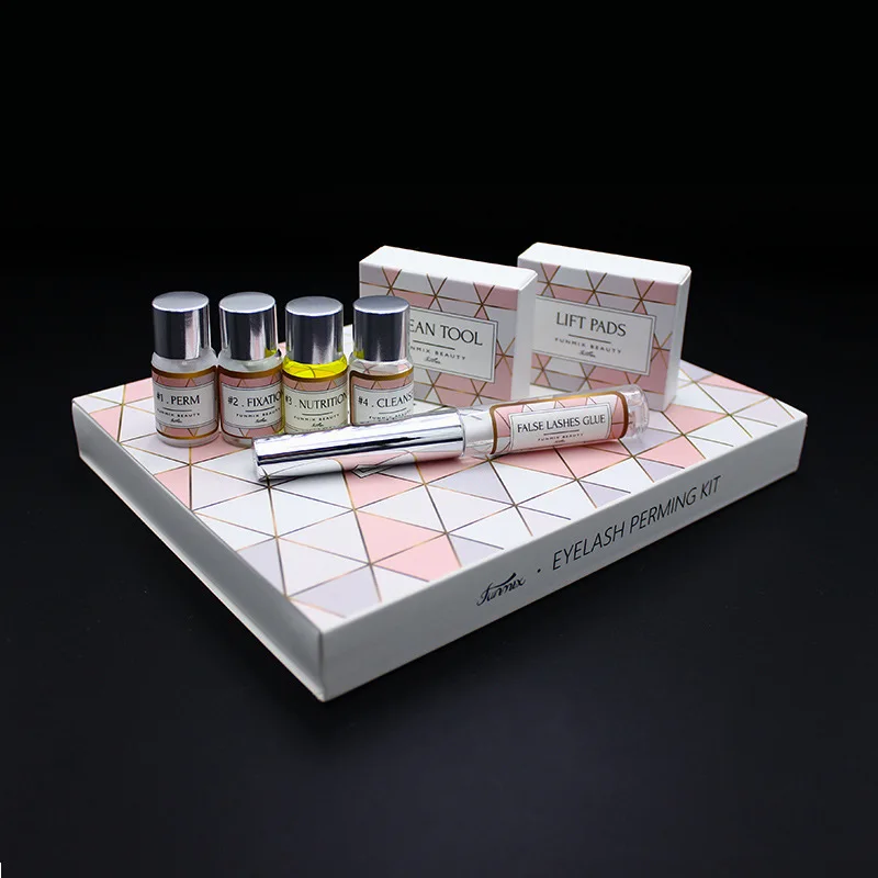 

Funmix Hot Selling Professional Mini Eyelash Perming Kit Eyelash Lift Cilia Eyelash Glue Tools Perming Kits Makeup Tools TSLM2