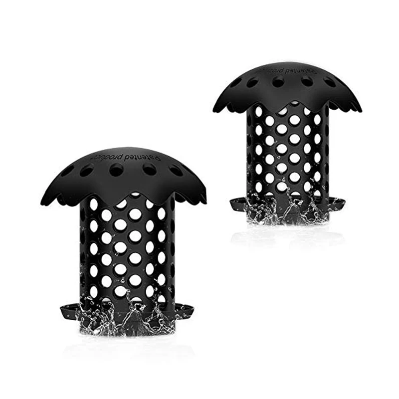 2 Pack Bathtub Sink Drain Hair Catcher Protector Strainer Durable Bath Tub Shower Snare Prevents | Обустройство дома