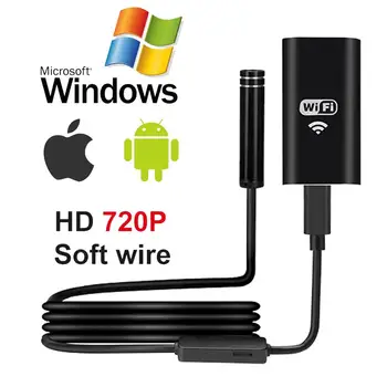 

Wifi Endoscope Camera Mini Waterproof USB Endoscope Inspection Camera HD 720P Snake Tube Camera For Android/iOS 7M/10M