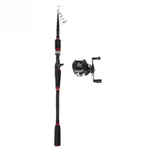 2,1 М удочка комбо 7,2: 1 Катушка для приманки приманка комбо левая/правая телескопическая литая удочка рыболовные инструменты