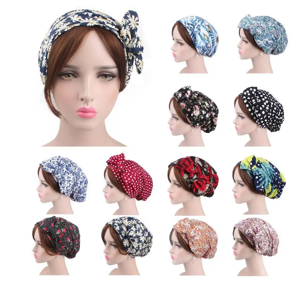 

New Fashion Muslim Woman Hijabs Turban Head Cap Hat Beanie Islamic Ladies Hair Accessories Muslim Scarf Cap Hair Loss Cotton New