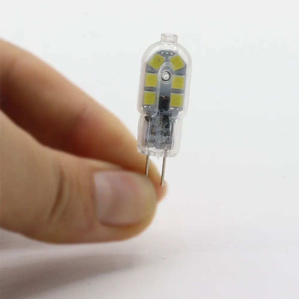 2 Вт Светодиодная лампа G4 AC/DC 12 В AC220 240V SMD 2835 мини светодиодная лампа|Светодиодные