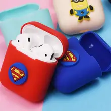 Bluetoot Earphone Box For Airpods Protective Cover Charging Box Anti-fall Earphone Cover For Apple Headphones Creative Cartoon