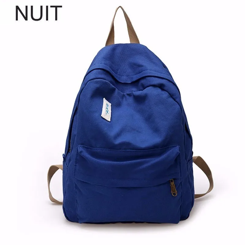 

Vintage Women Backpack Canvas Solid Black Casual Shoulder Backpack Female Back Pack Ladies Bagpack Mochilas Mujer Plecak