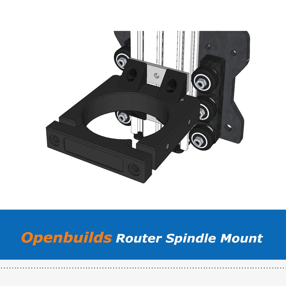 Roteador para Cnc Kit de Montagem do Eixo Conjunto Openbuilds 71mm Alumínio 3d Impressora Peças Diy 1 52mm 65mm - Imagem 6