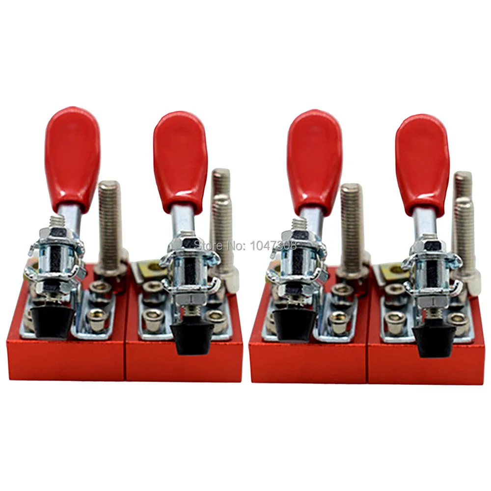 

4pcs CNC Router Fixture Quick Clamp Chuck Fixture Plate Engraving Carving Machine Fastening Platen CNC Router Fixture Plate