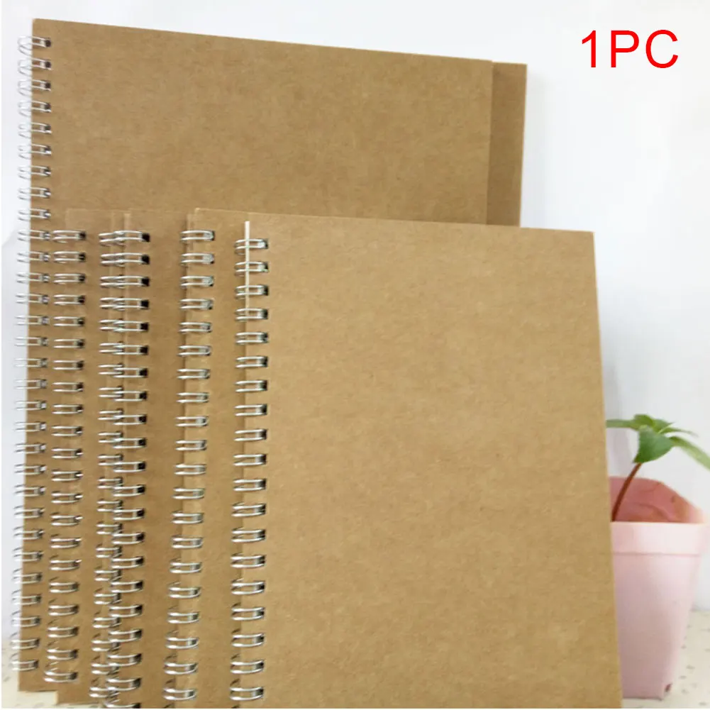 

A5 Notebook Schedule Book Coil Binding School Office Planning Journal Dot Grid Stationery Hardcover Eye-protect #5